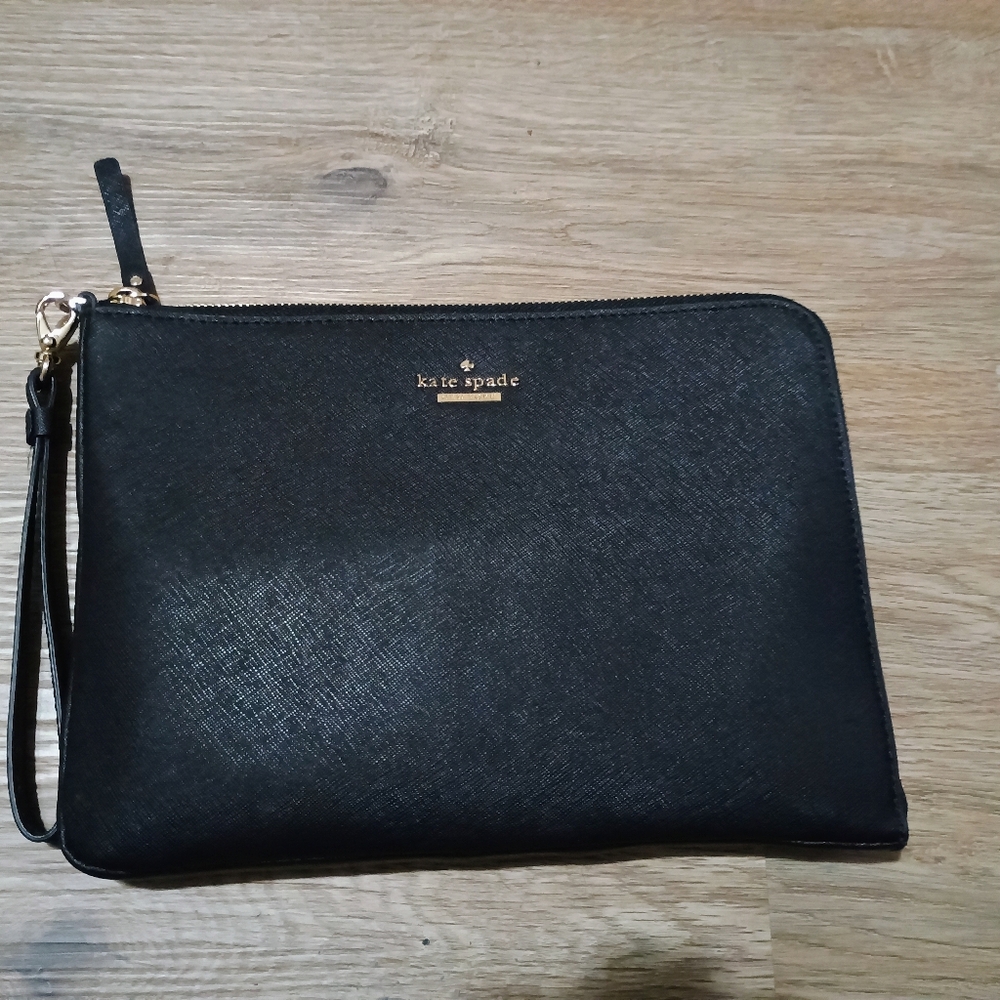 Kate Spade Black Wristlet